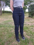 Natalia wearing her Knox jeans and her Black TCX Street Ace Boots